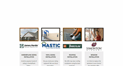 Desktop Screenshot of harrishomeexteriors.com